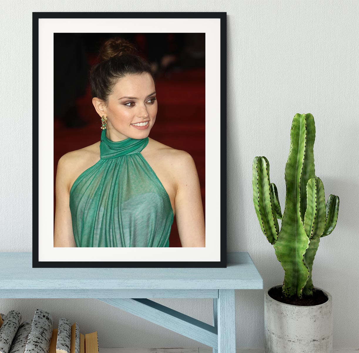 Daisy Ridley Framed Print - Canvas Art Rocks - 1