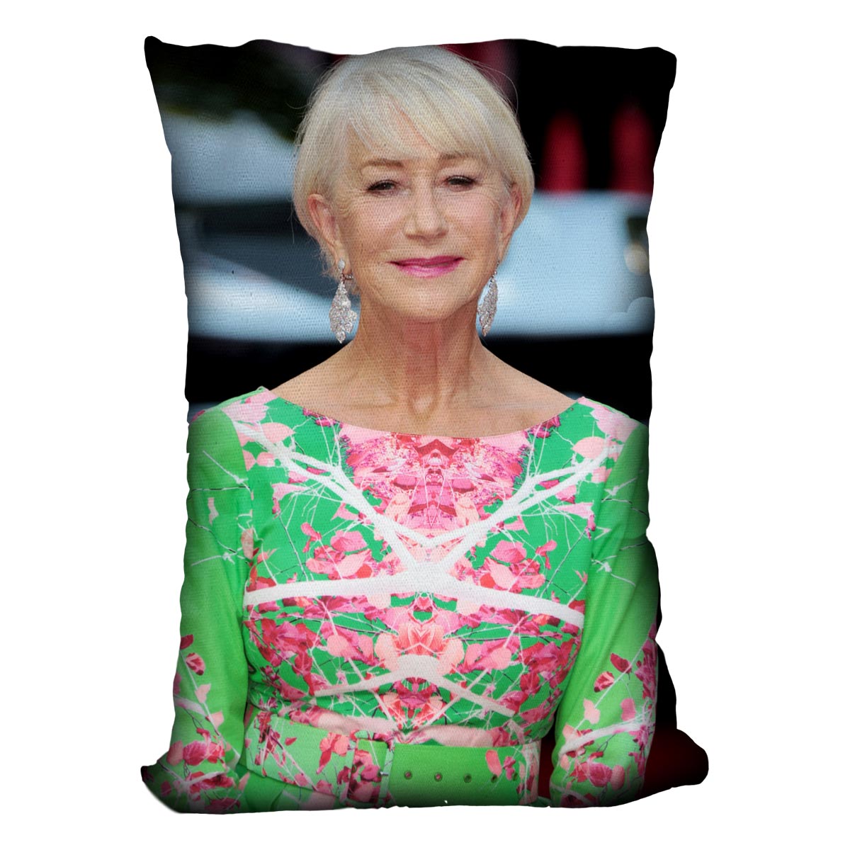 Dame Helen Mirren Cushion - Canvas Art Rocks - 4