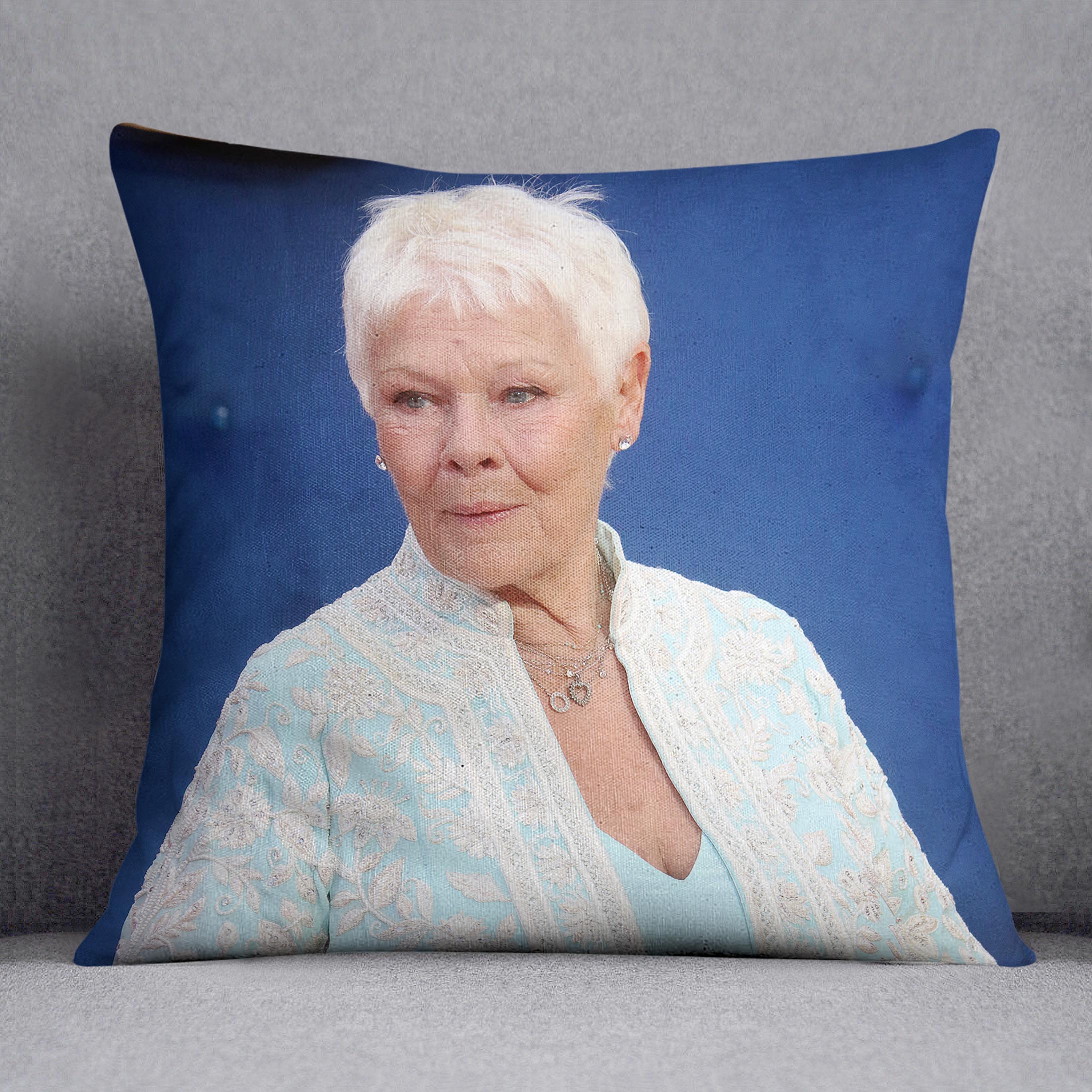 Dame Judi Dench Cushion