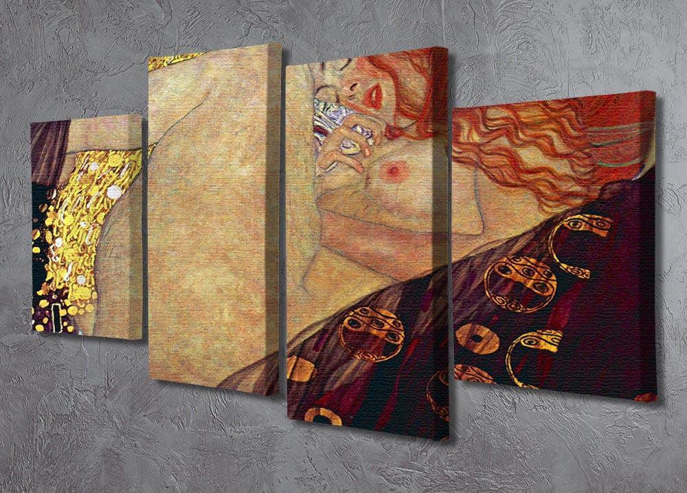 Danae by Klimt 4 Split Panel Canvas - Canvas Art Rocks - 2