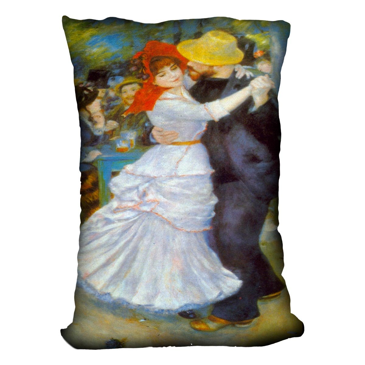 Dance at Bougival by Renoir Throw Pillow