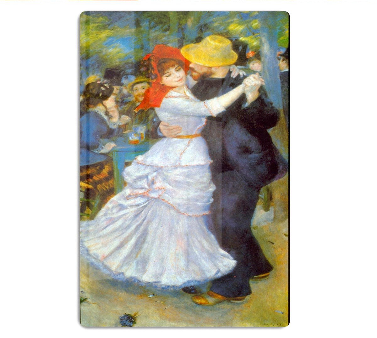 Dance at Bougival by Renoir HD Metal Print