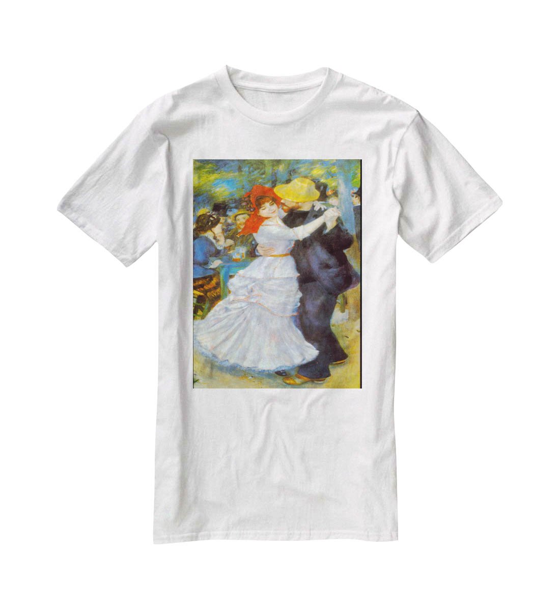 Dance at Bougival by Renoir T-Shirt - Canvas Art Rocks - 5