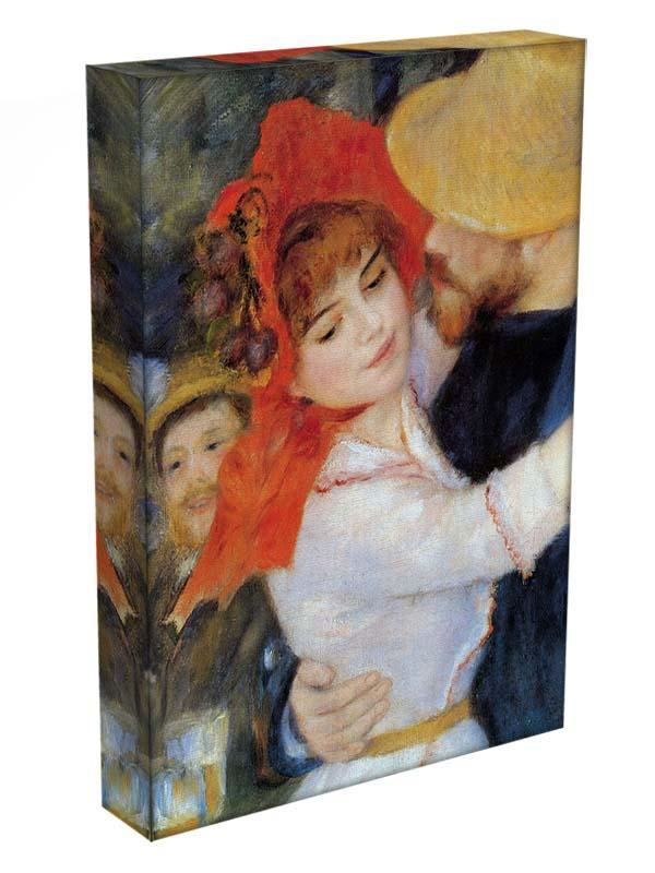 Dance in Bougival Detail by Renoir Canvas Print or Poster - Canvas Art Rocks - 3