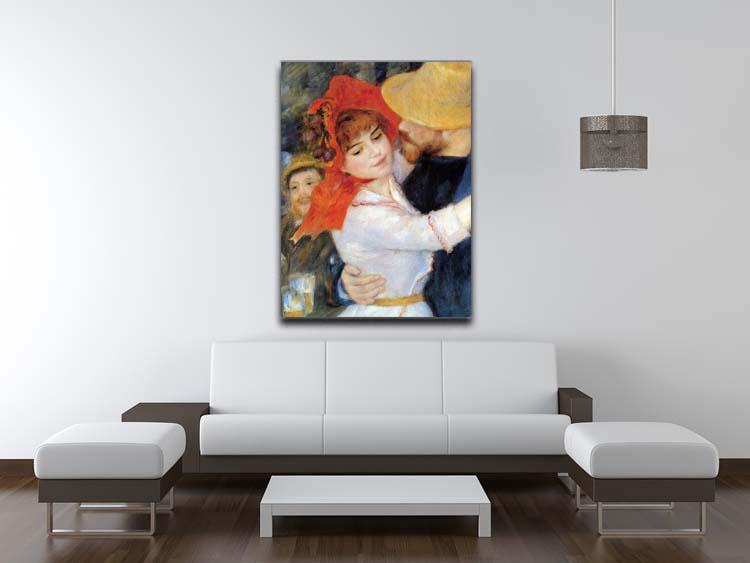 Dance in Bougival Detail by Renoir Canvas Print or Poster - Canvas Art Rocks - 4