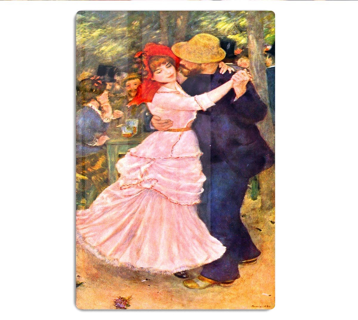 Dance in Bougival by Renoir HD Metal Print