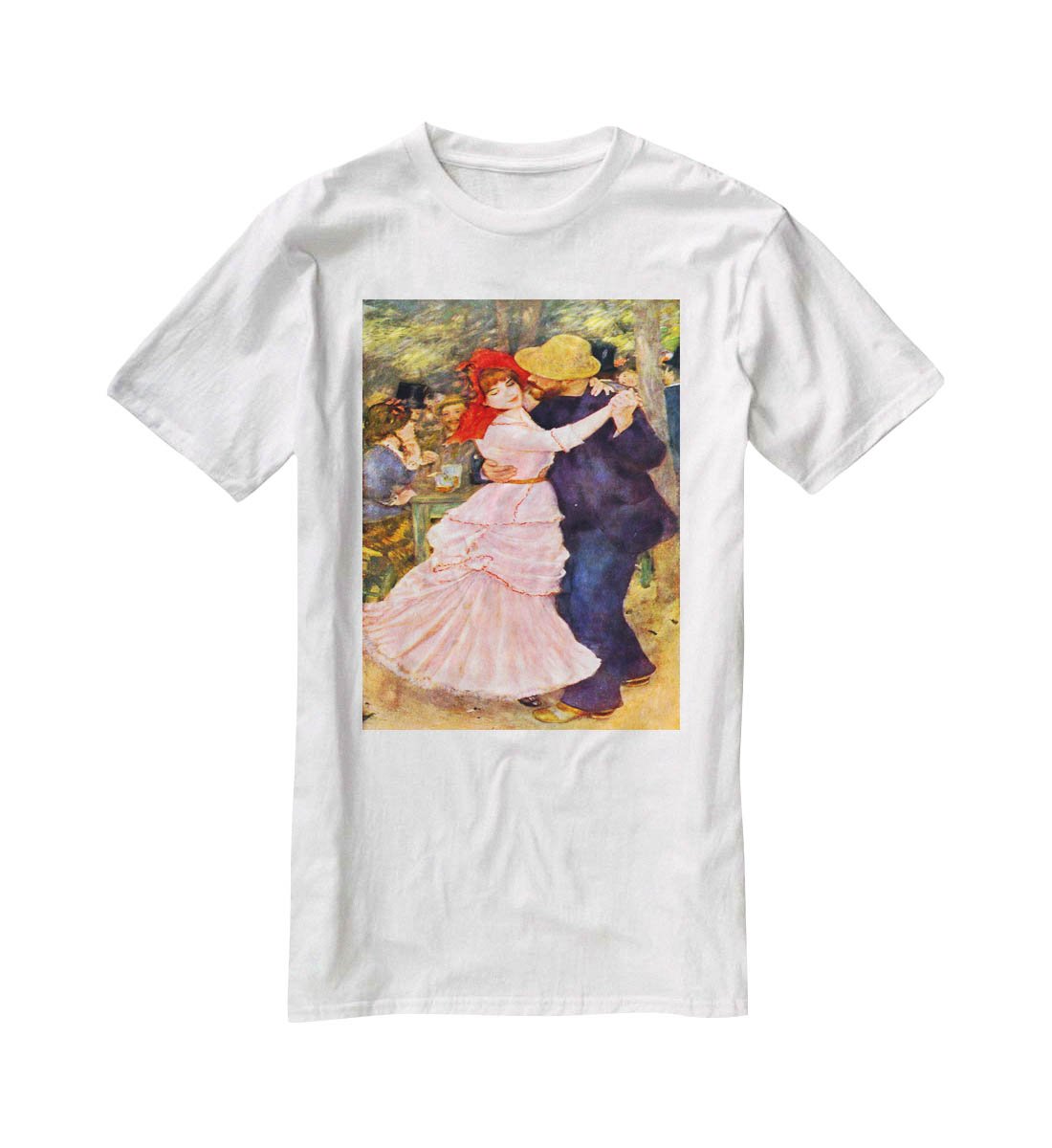 Dance in Bougival by Renoir T-Shirt - Canvas Art Rocks - 5