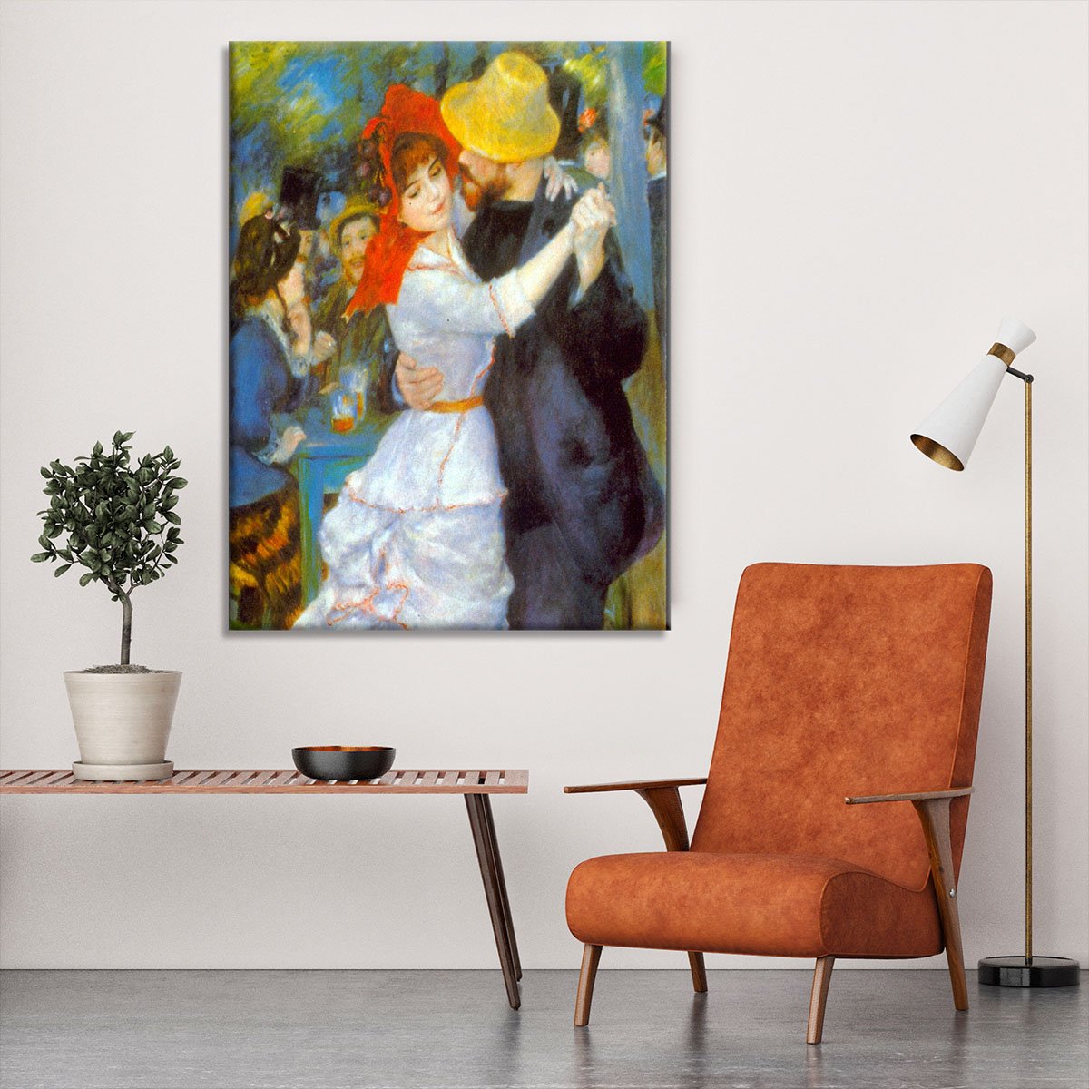 Dance at Bougival by Renoir Canvas Print or Poster