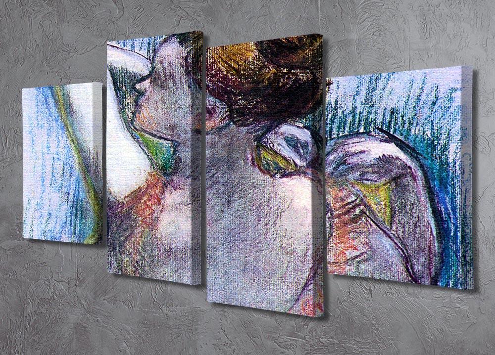 Dancer 1 by Degas 4 Split Panel Canvas - Canvas Art Rocks - 2