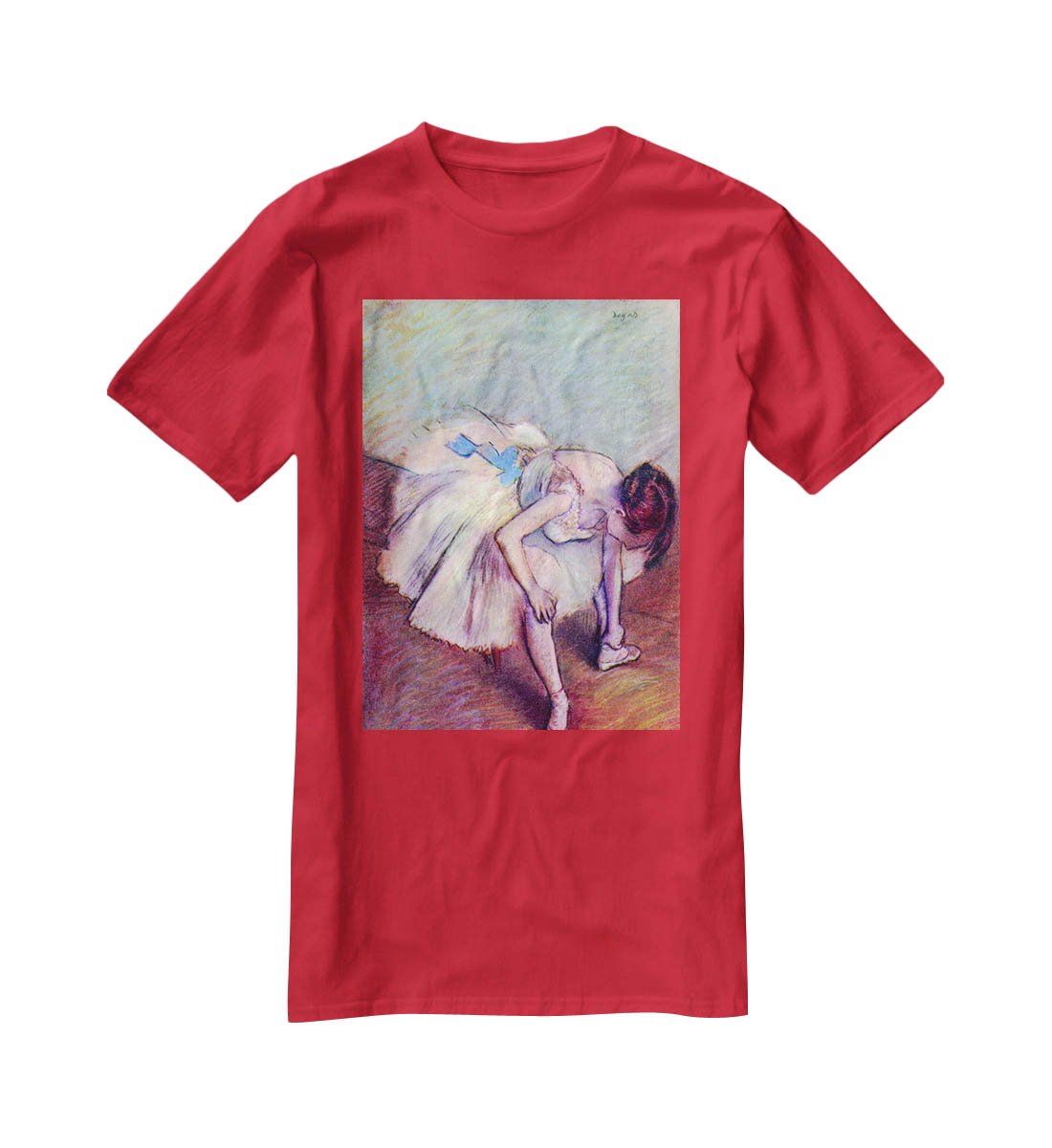 Dancer 2 by Degas T-Shirt - Canvas Art Rocks - 4
