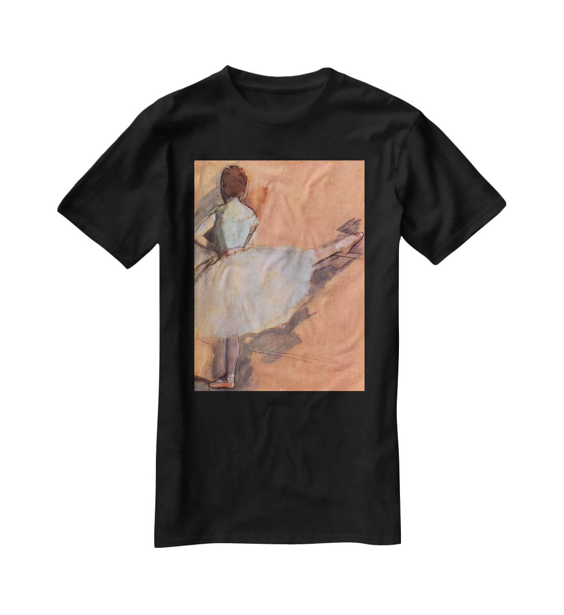 Dancer at the bar 1 by Degas T-Shirt - Canvas Art Rocks - 1