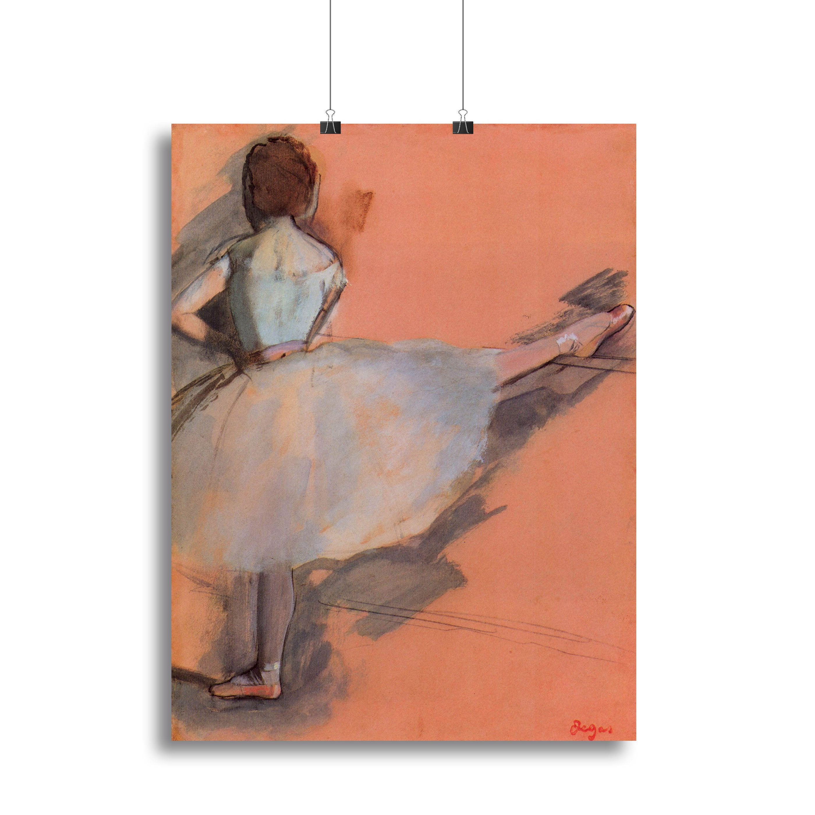 Dancer at the bar 1 by Degas Canvas Print or Poster