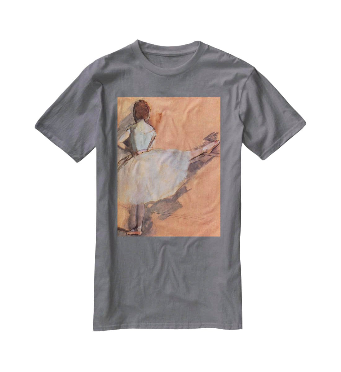 Dancer at the bar 1 by Degas T-Shirt - Canvas Art Rocks - 3