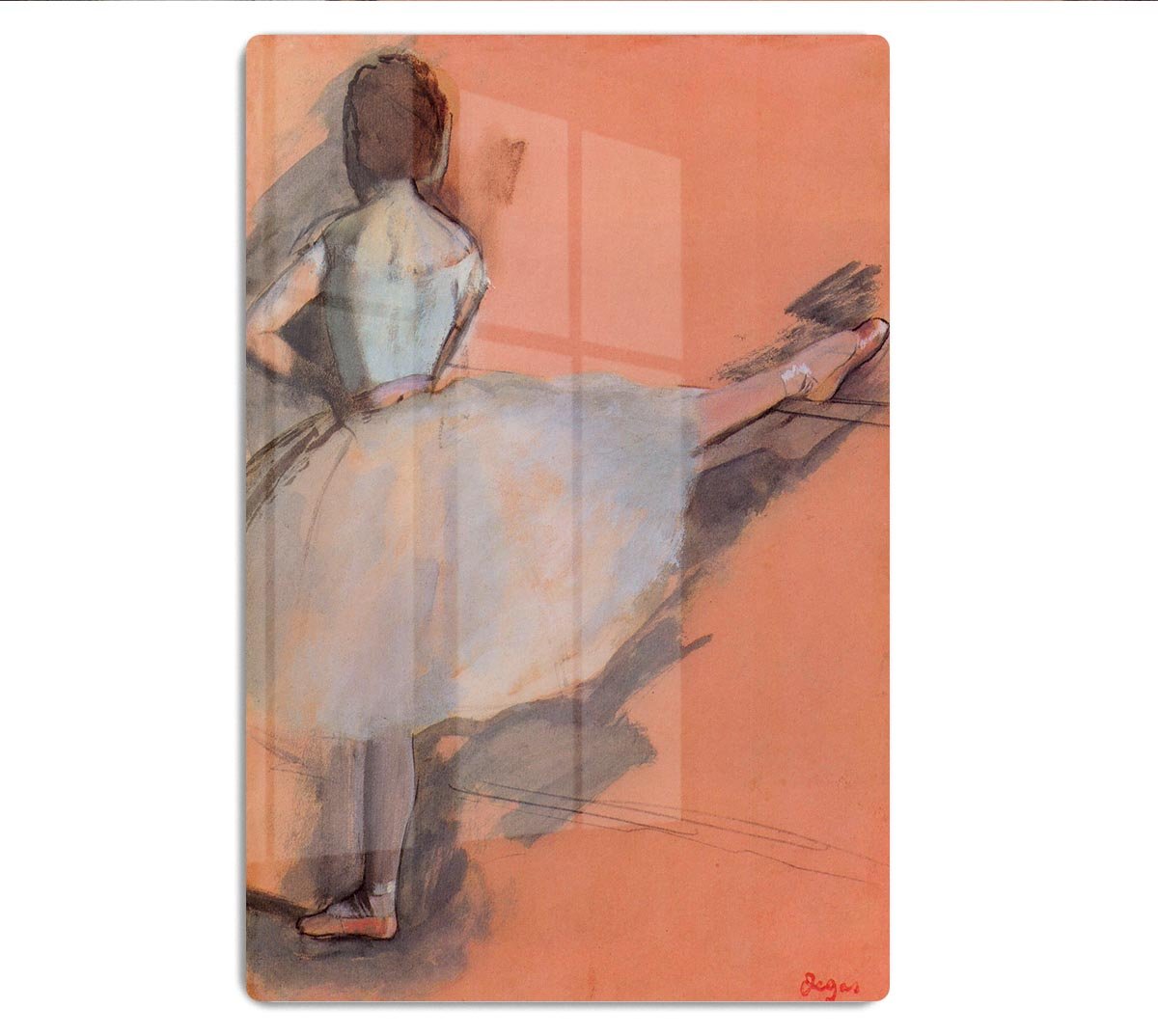 Dancer at the bar 1 by Degas HD Metal Print - Canvas Art Rocks - 1