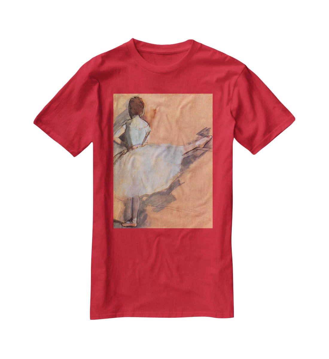 Dancer at the bar 1 by Degas T-Shirt - Canvas Art Rocks - 4