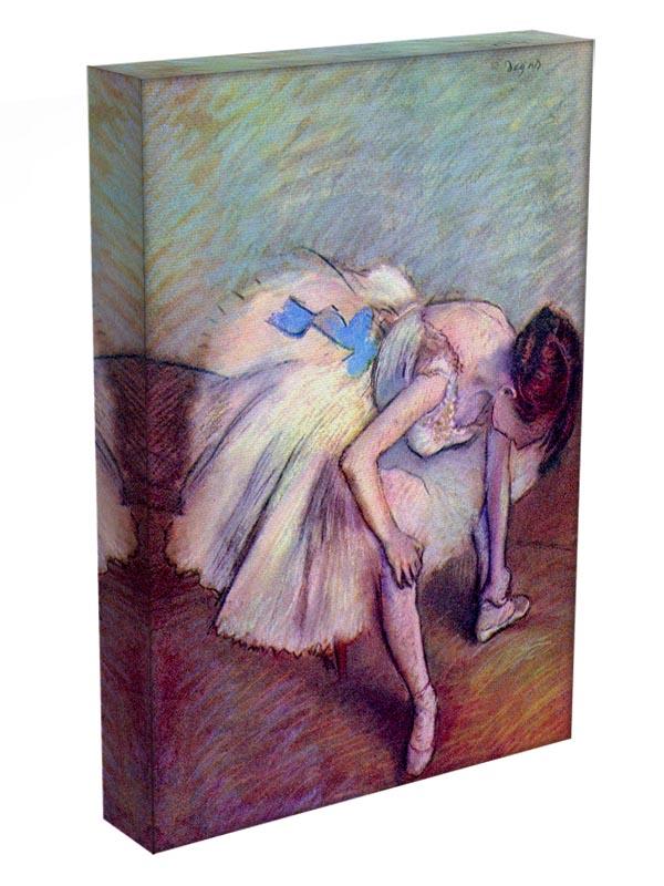Dancer bent over by Degas Canvas Print or Poster - Canvas Art Rocks - 3