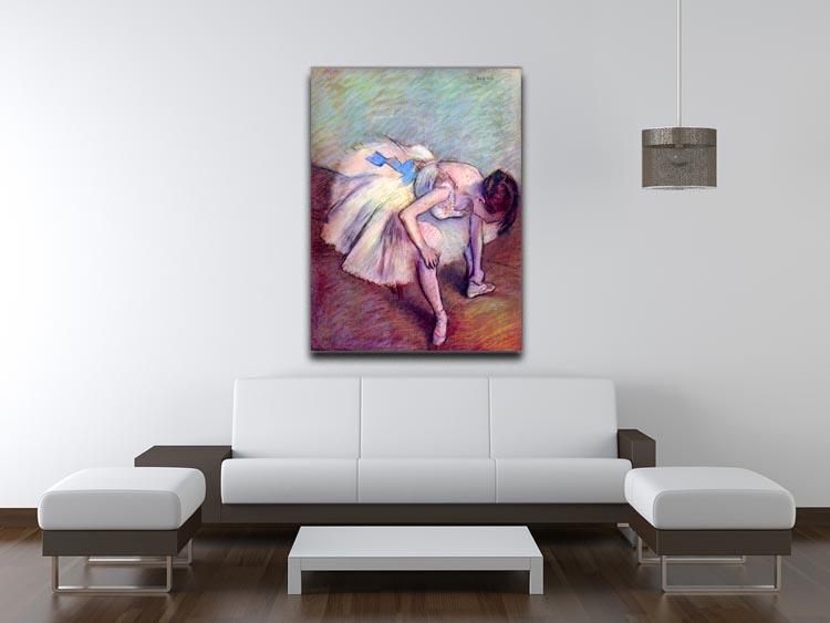 Dancer bent over by Degas Canvas Print or Poster - Canvas Art Rocks - 4