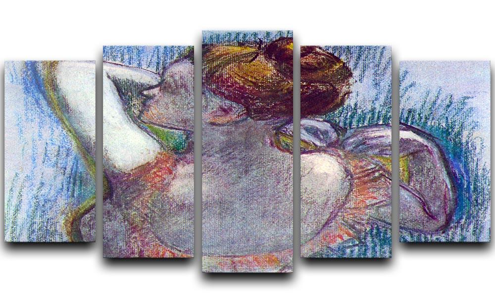 Dancer by Degas 5 Split Panel Canvas - Canvas Art Rocks - 1