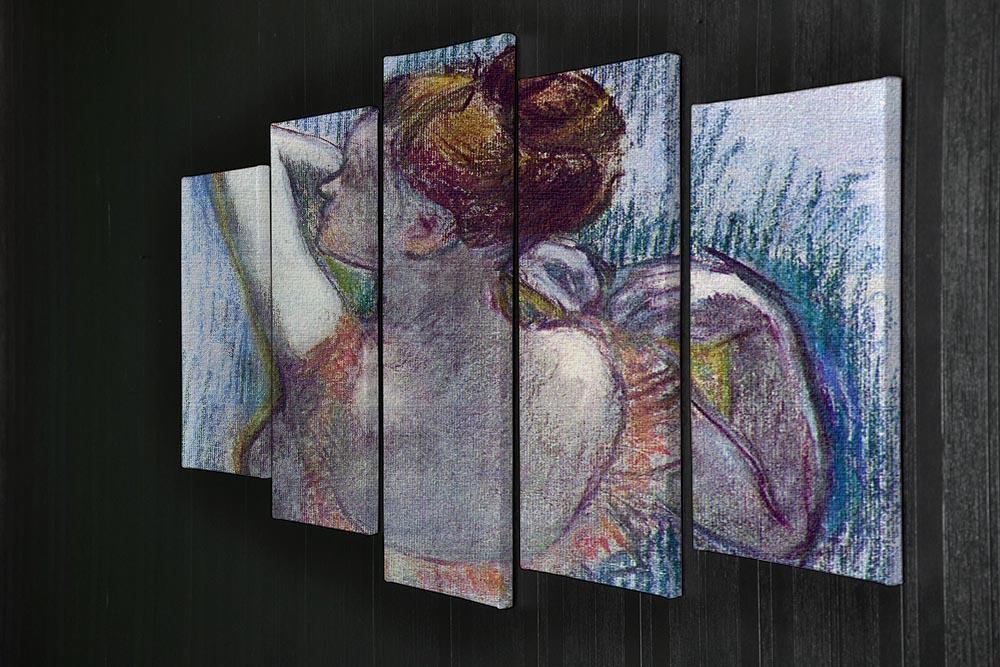 Dancer by Degas 5 Split Panel Canvas - Canvas Art Rocks - 2