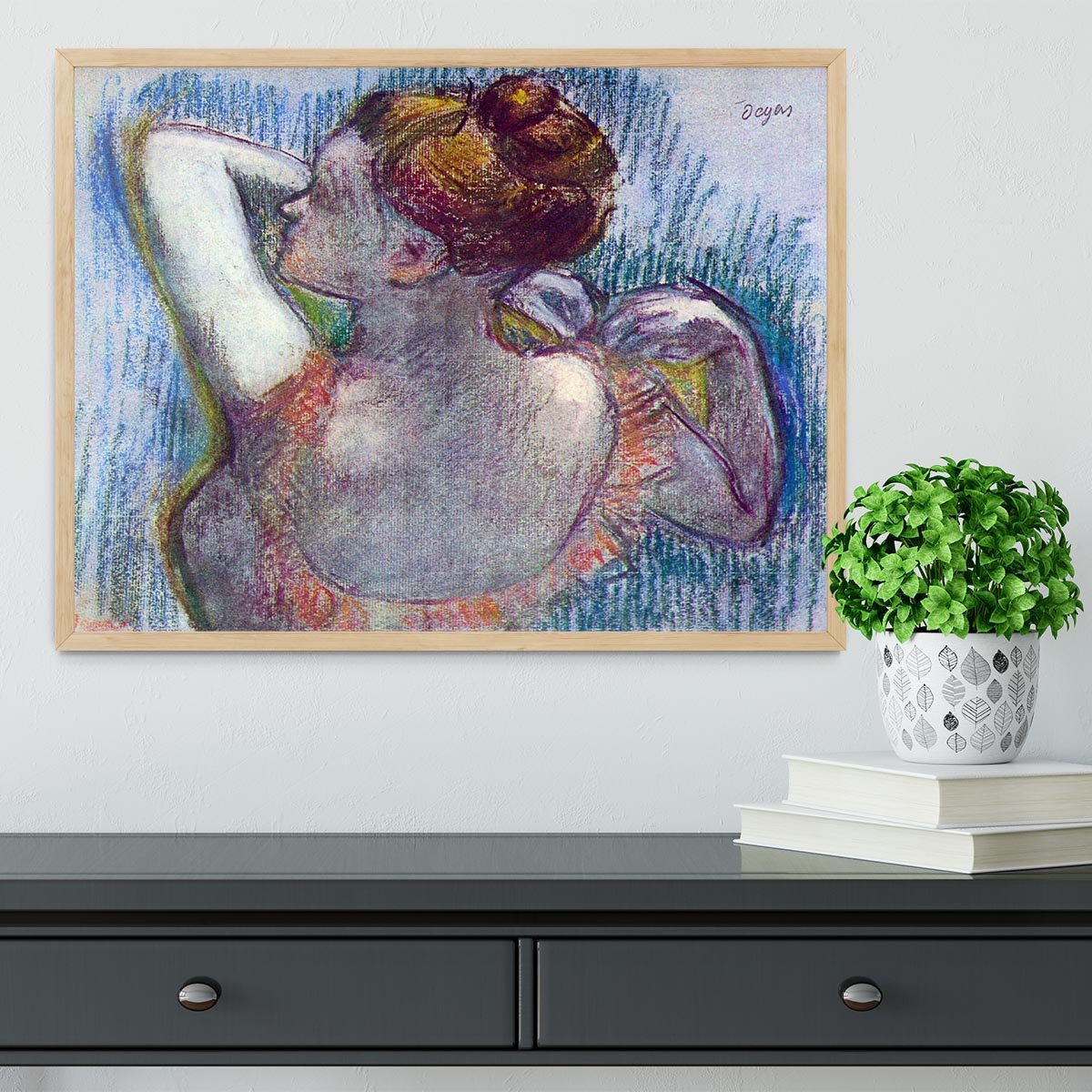 Dancer by Degas Framed Print - Canvas Art Rocks - 4