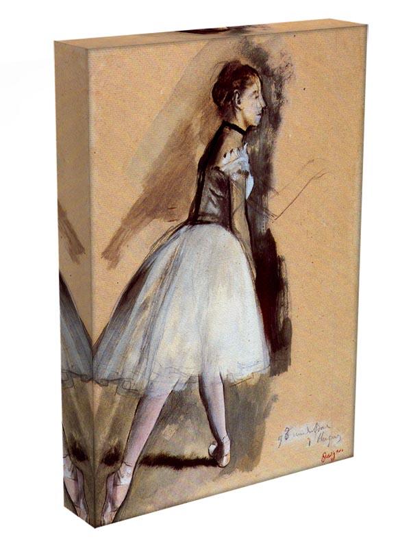 Dancer in step position 1 by Degas Canvas Print or Poster - Canvas Art Rocks - 3