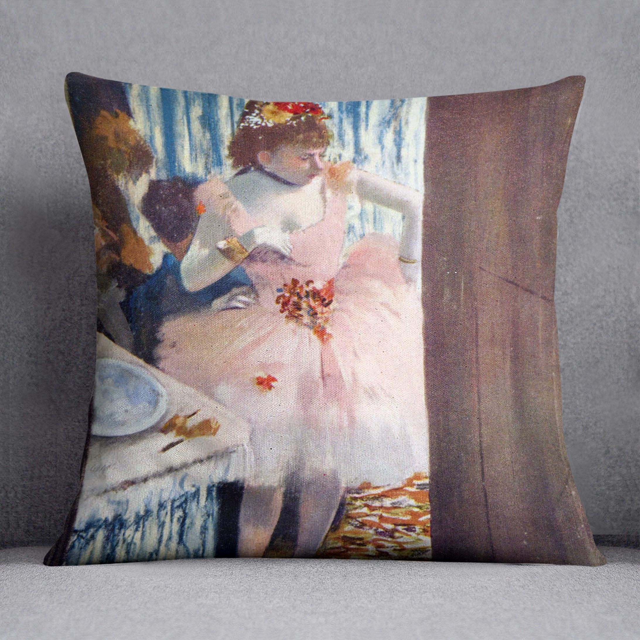 Dancer in the Loge by Degas Cushion