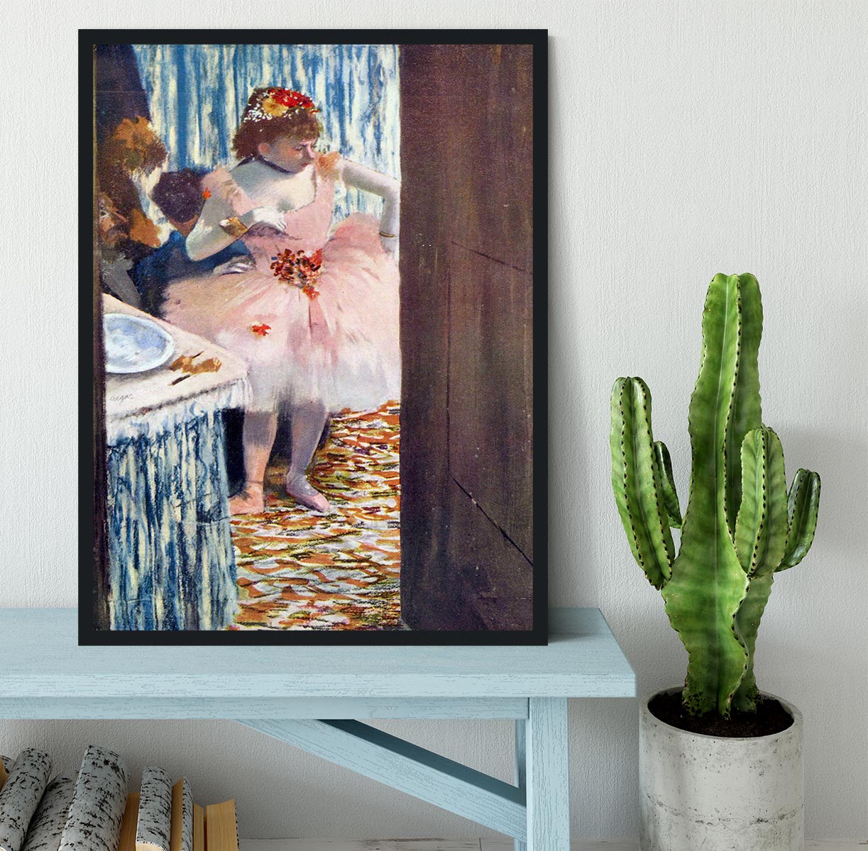 Dancer in the Loge by Degas Framed Print - Canvas Art Rocks - 2