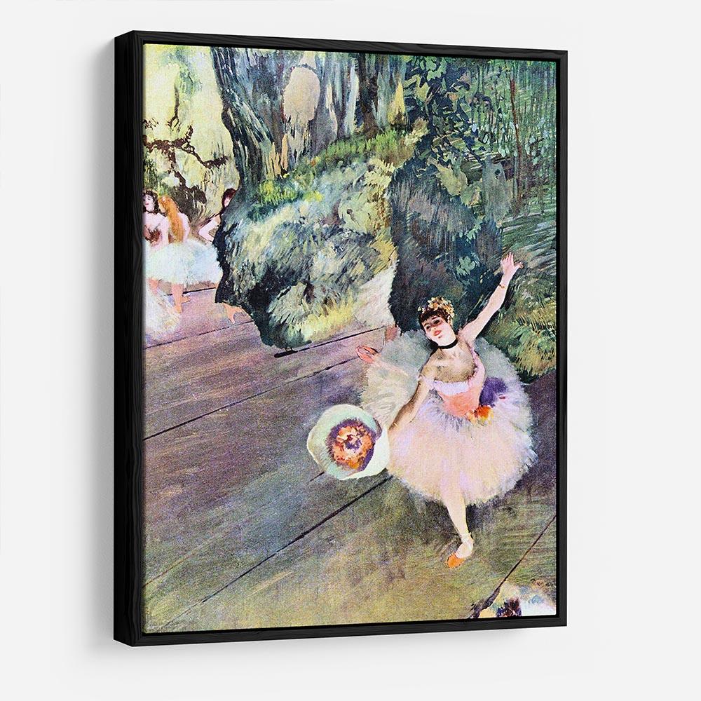 Dancer with a bouquet of flowers The Star of the ballet by Degas HD Metal Print - Canvas Art Rocks - 6