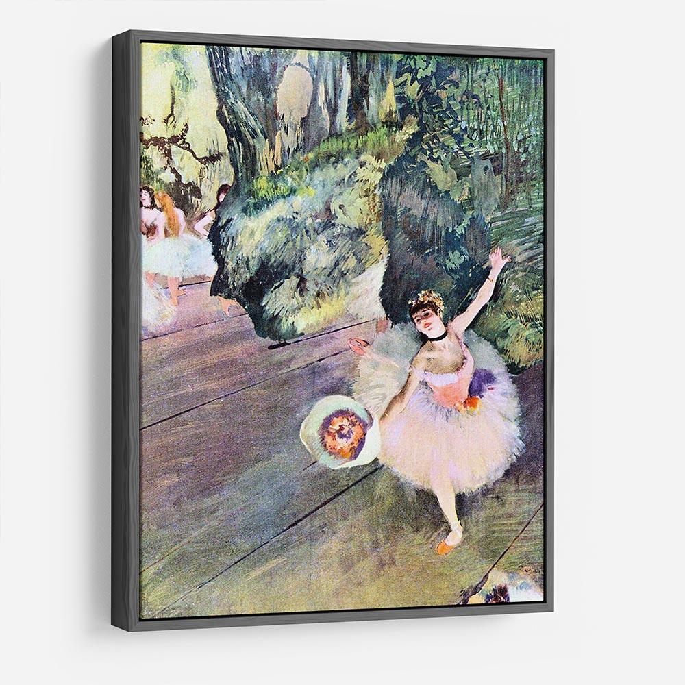 Dancer with a bouquet of flowers The Star of the ballet by Degas HD Metal Print - Canvas Art Rocks - 9