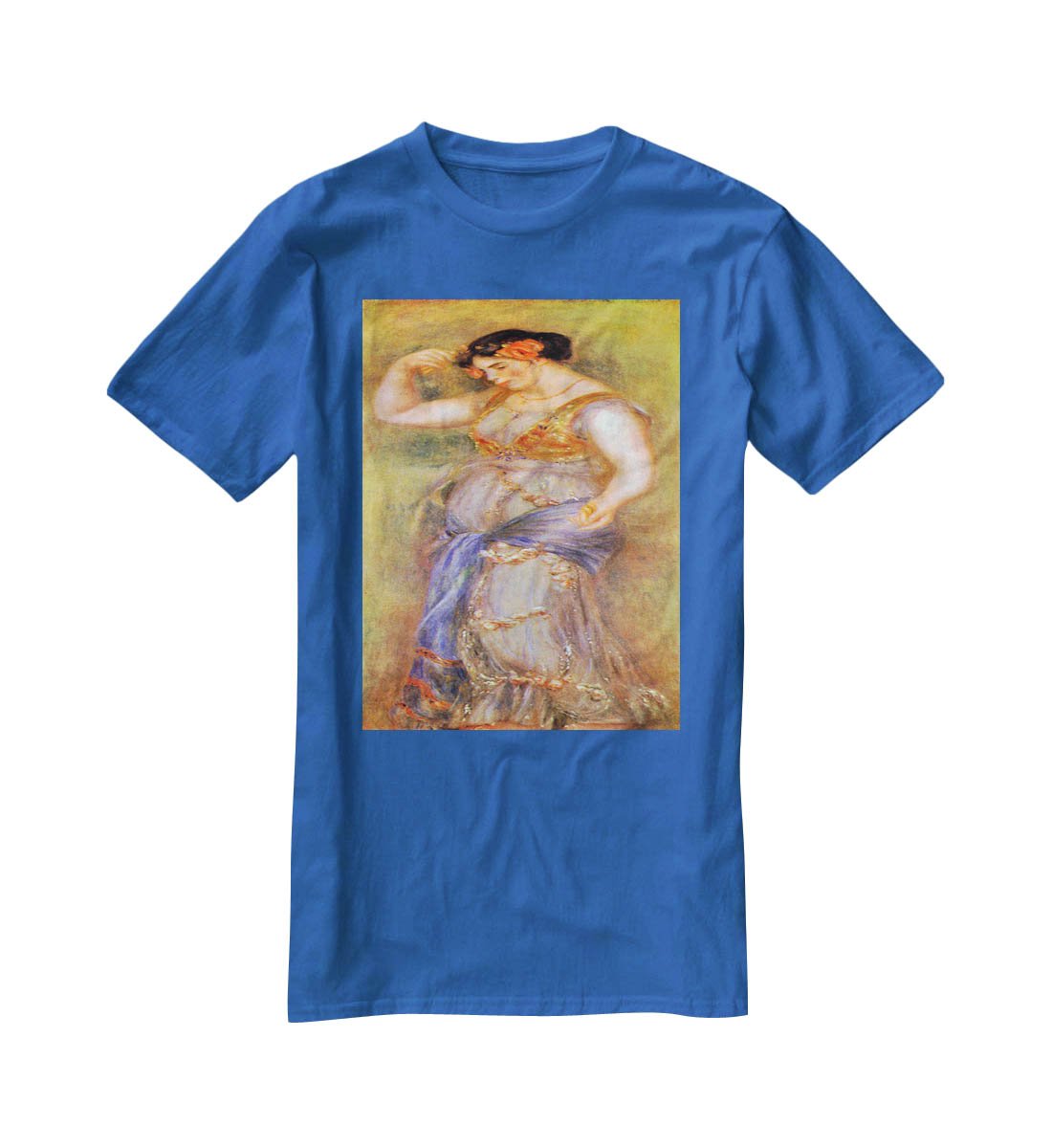 Dancer with castanets by Renoir T-Shirt - Canvas Art Rocks - 2