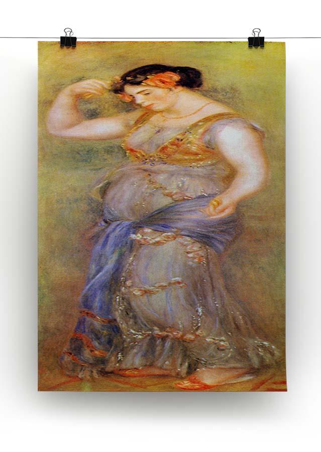 Dancer with castanets by Renoir Canvas Print or Poster - Canvas Art Rocks - 2