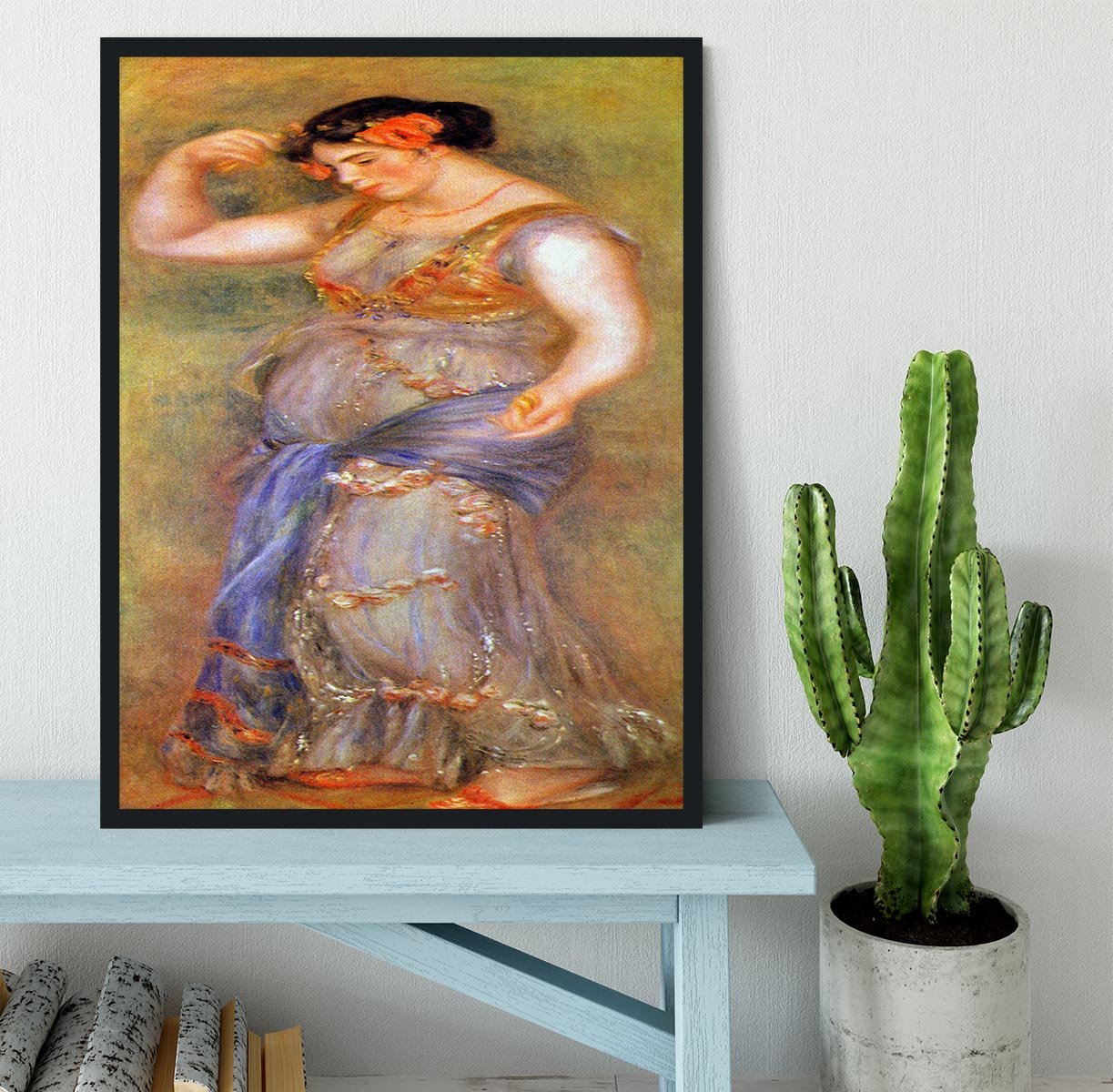 Dancer with castanets by Renoir Framed Print - Canvas Art Rocks - 2