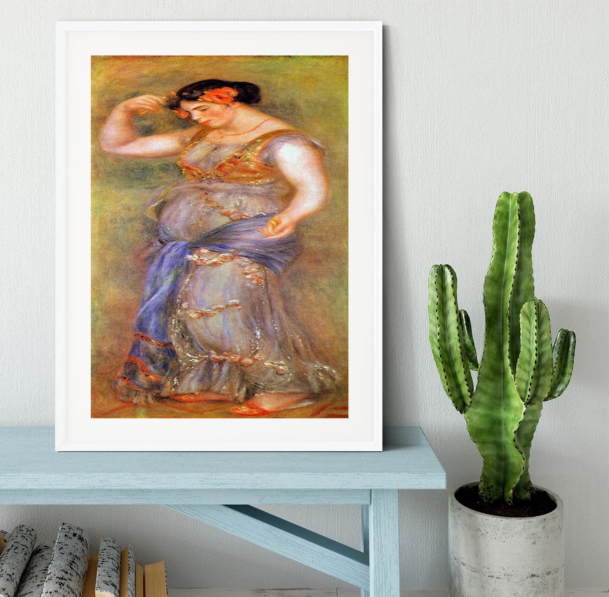 Dancer with castanets by Renoir Framed Print - Canvas Art Rocks - 5