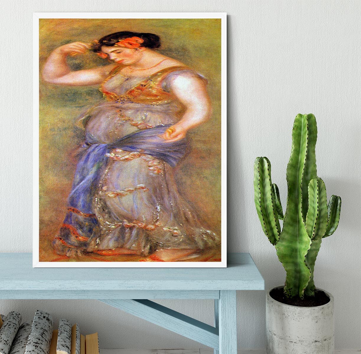 Dancer with castanets by Renoir Framed Print - Canvas Art Rocks -6