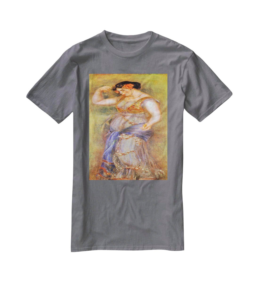 Dancer with castanets by Renoir T-Shirt - Canvas Art Rocks - 3