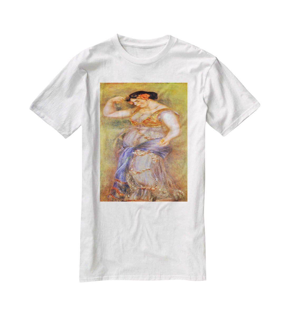 Dancer with castanets by Renoir T-Shirt - Canvas Art Rocks - 5