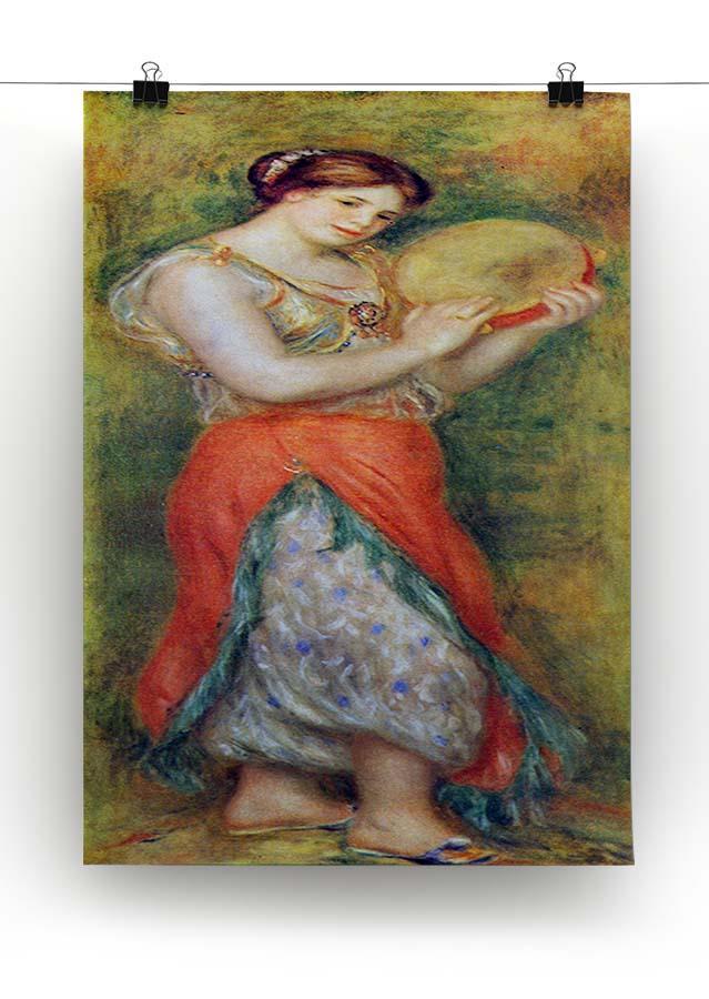 Dancer with tamborine by Renoir Canvas Print or Poster - Canvas Art Rocks - 2