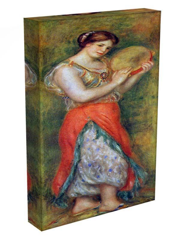 Dancer with tamborine by Renoir Canvas Print or Poster - Canvas Art Rocks - 3