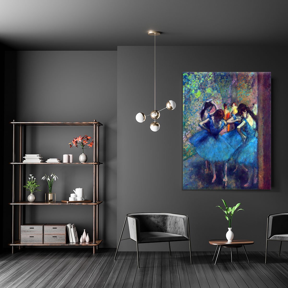 Dancers 1 by Degas Canvas Print or Poster