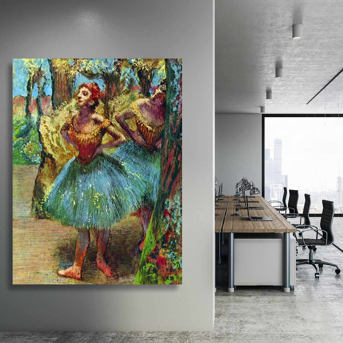 Dancers 2 by Degas Canvas Print or Poster