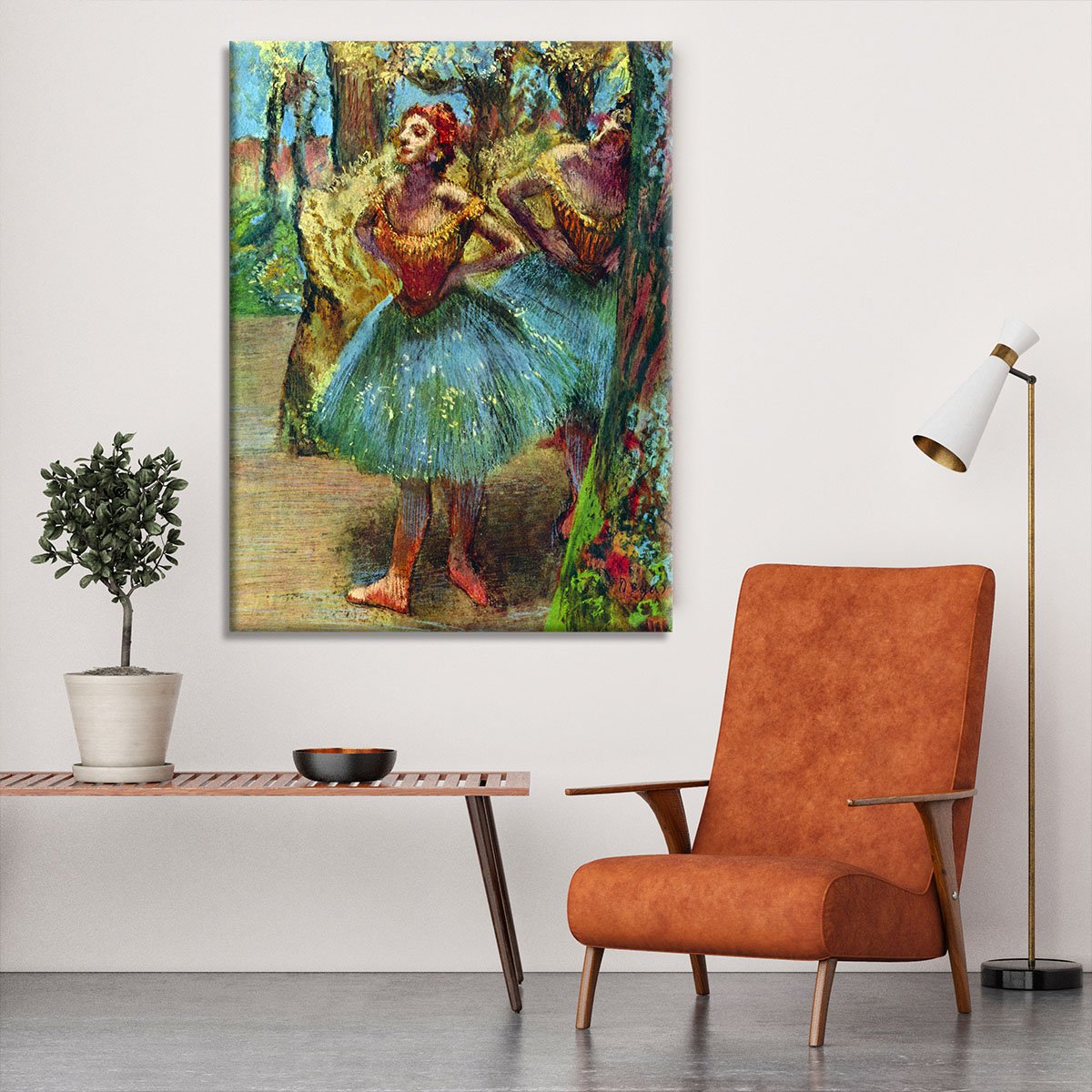 Dancers 2 by Degas Canvas Print or Poster