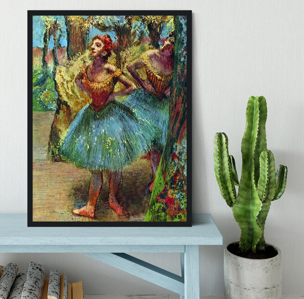 Dancers 2 by Degas Framed Print - Canvas Art Rocks - 2