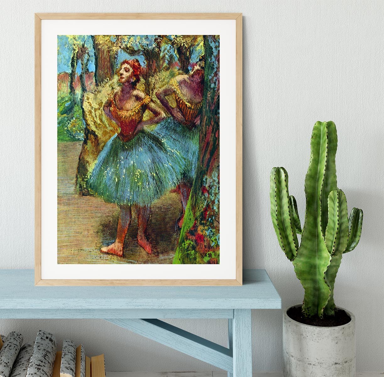 Dancers 2 by Degas Framed Print - Canvas Art Rocks - 3