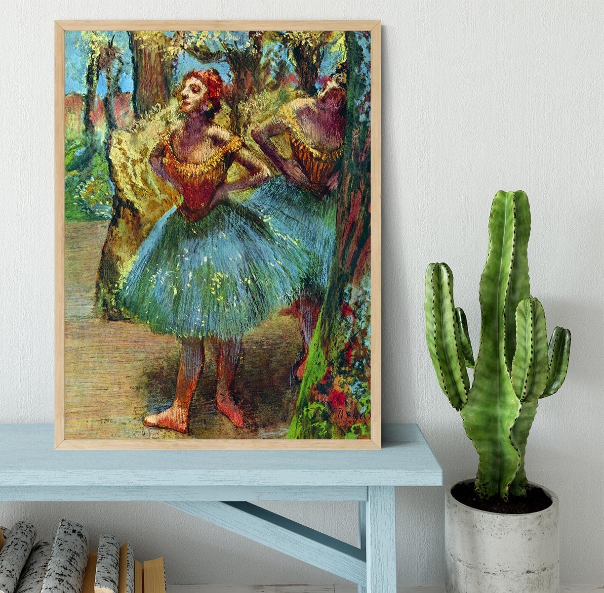 Dancers 2 by Degas Framed Print - Canvas Art Rocks - 4