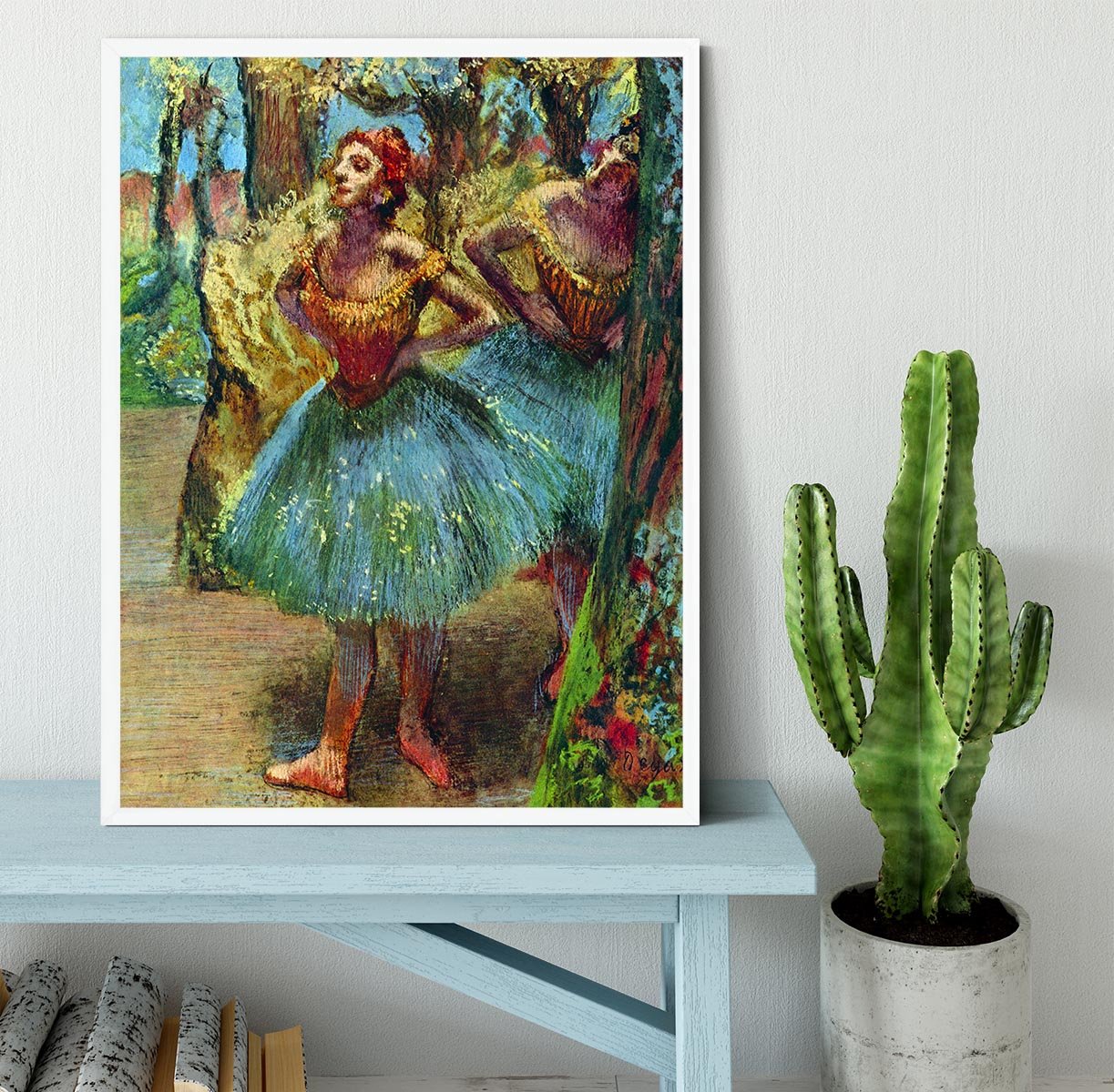 Dancers 2 by Degas Framed Print - Canvas Art Rocks -6