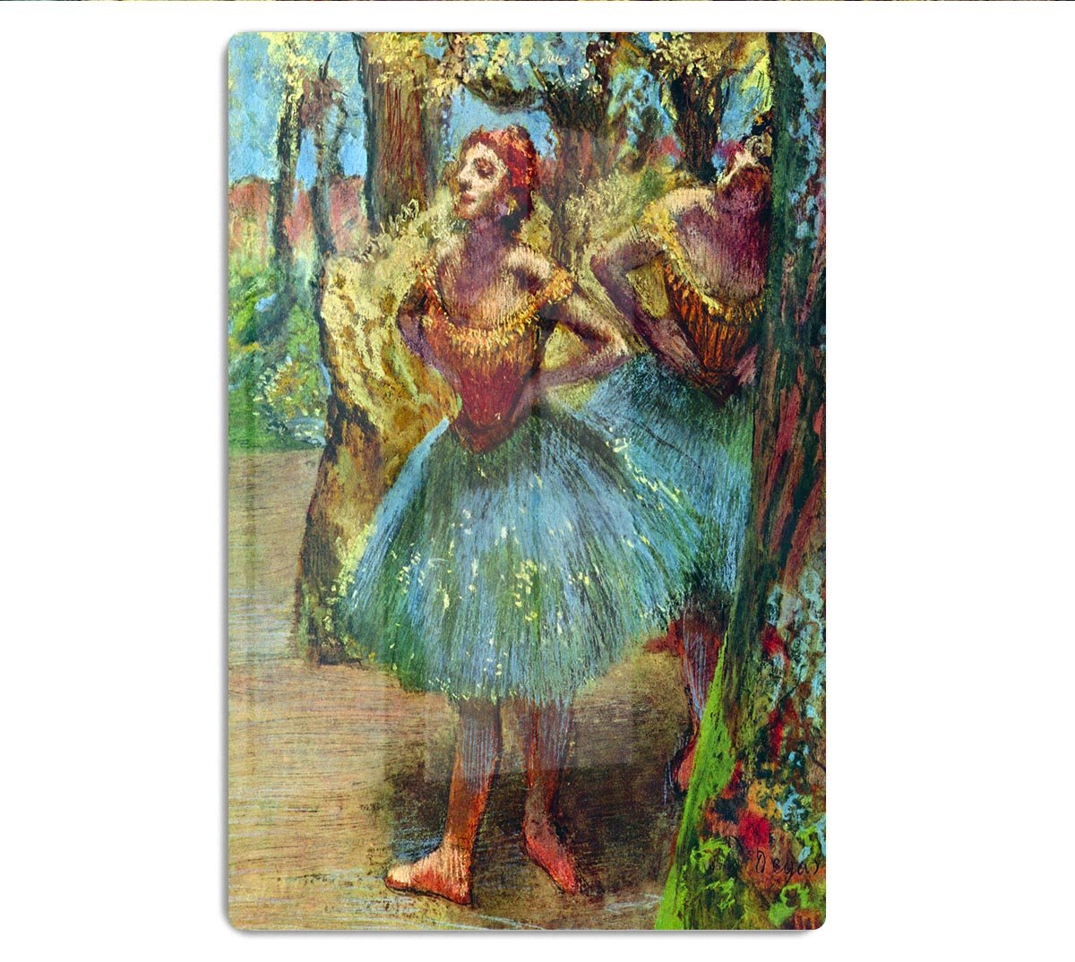 Dancers 2 by Degas HD Metal Print - Canvas Art Rocks - 1