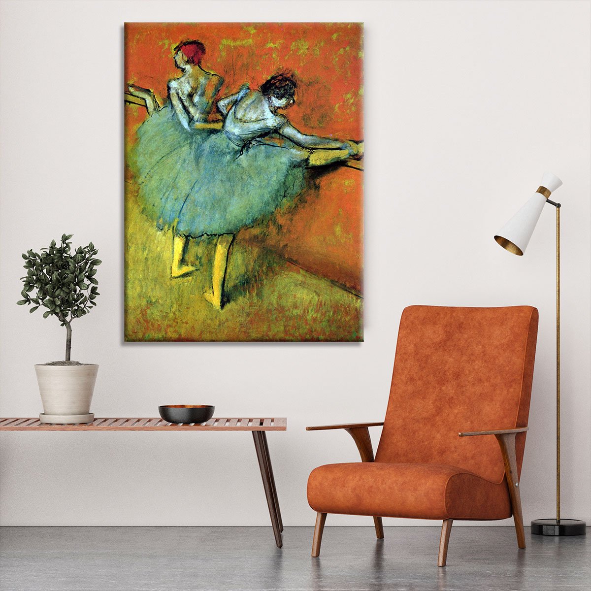 Dancers at the bar 1 by Degas Canvas Print or Poster