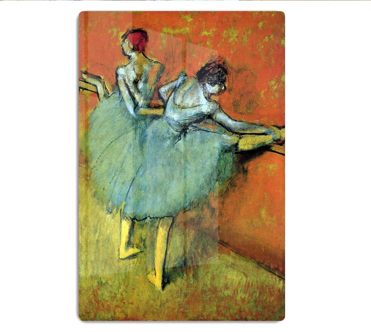 Dancers at the bar 1 by Degas HD Metal Print - Canvas Art Rocks - 1