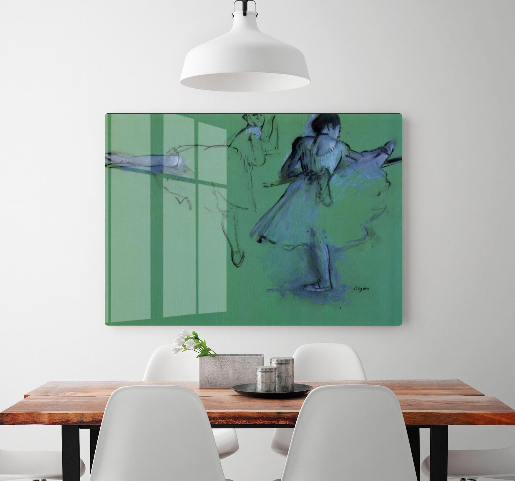 Dancers at the bar 2 by Degas HD Metal Print - Canvas Art Rocks - 2