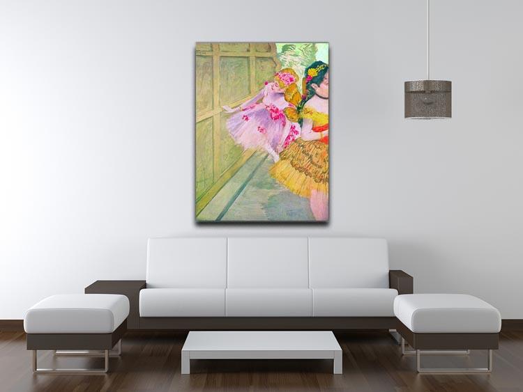 Dancers behind a backdrop by Degas Canvas Print or Poster - Canvas Art Rocks - 4
